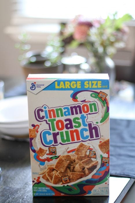 box of Cinnamon Toast Crunch
