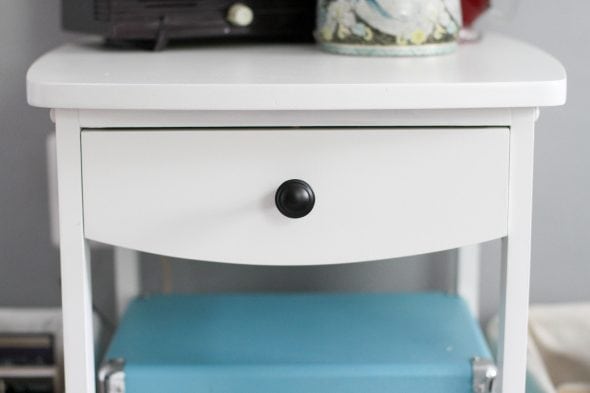 rubbed bronze drawer pull