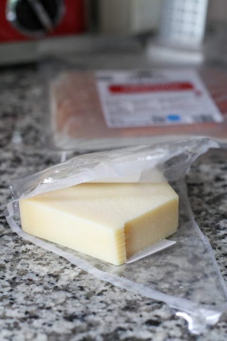 Aldi Parmesan and prosciutto