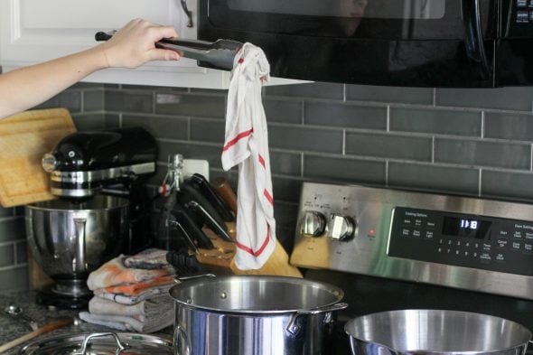boiled Ikea kitchen towel
