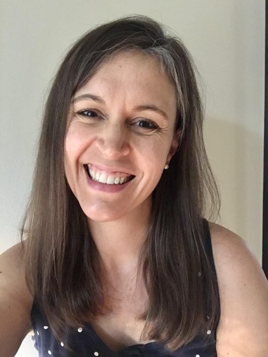 Kristen after a haircut