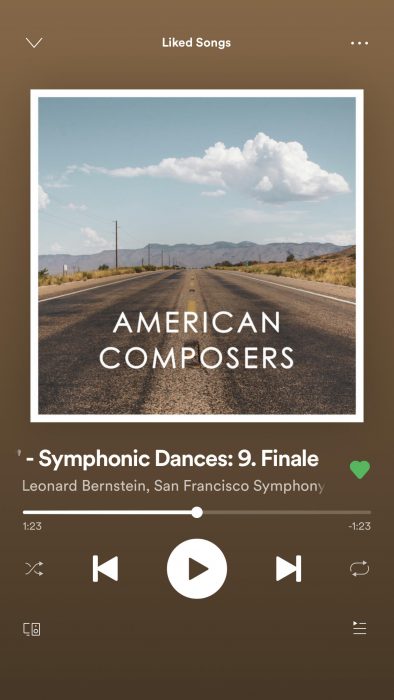 Bernstein Symphonic Dances album cover