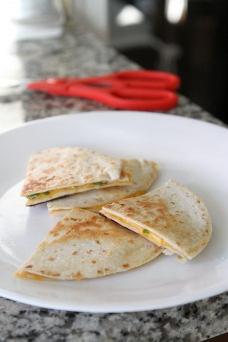 cheese quesadillas