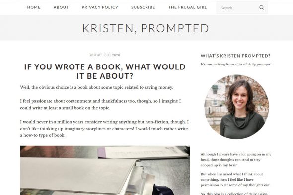 Kristen Prompted Blog