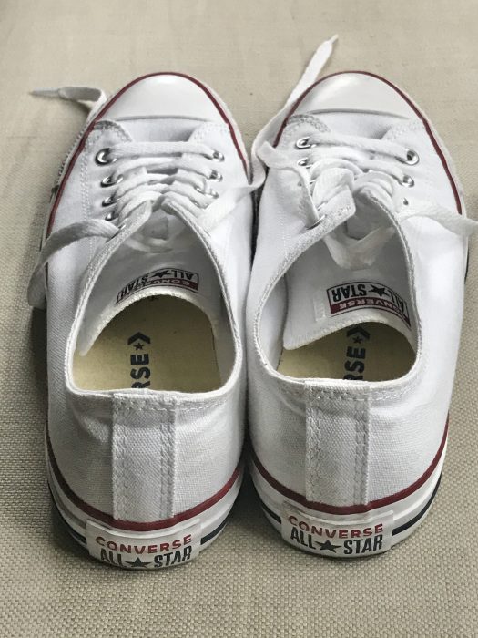 White Converse Low tops