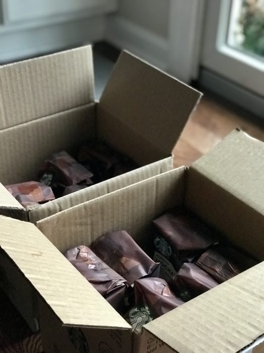 Starbucks coffee grounds