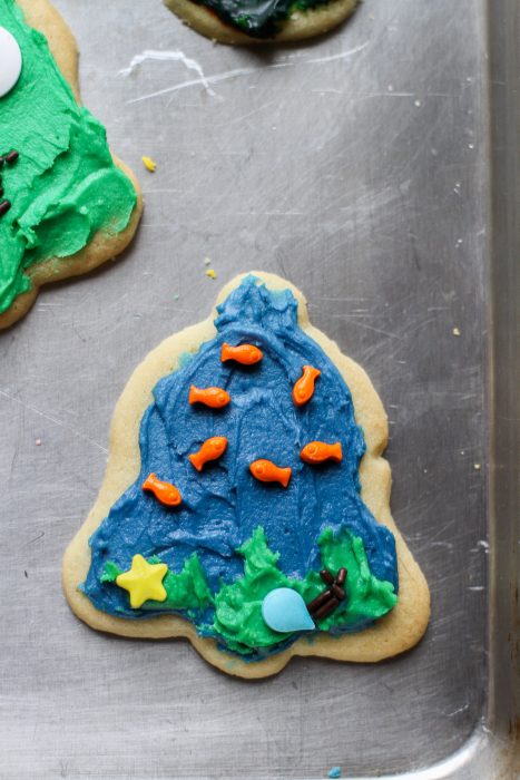 under the sea Christmas cookie