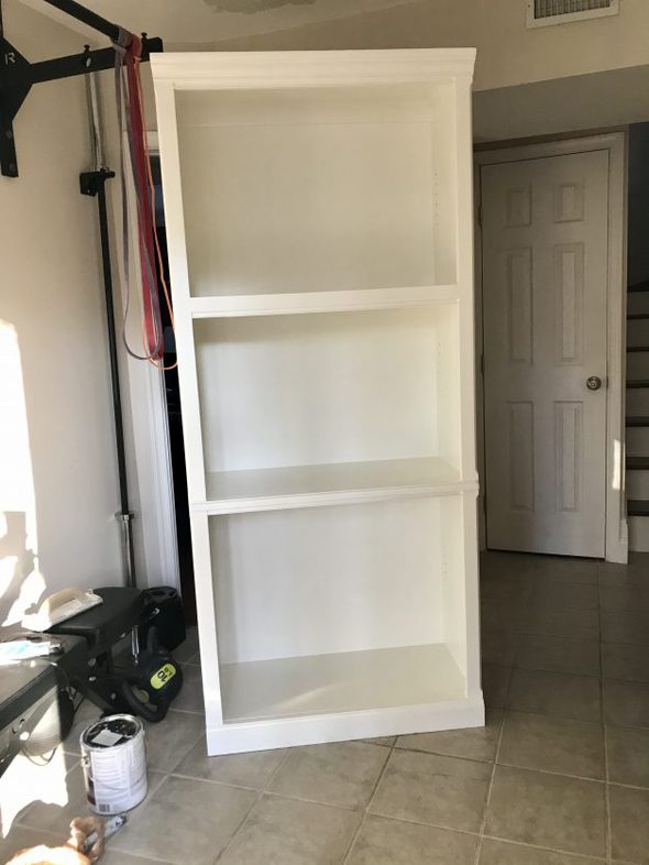 Thomasville bookshelf with white paint