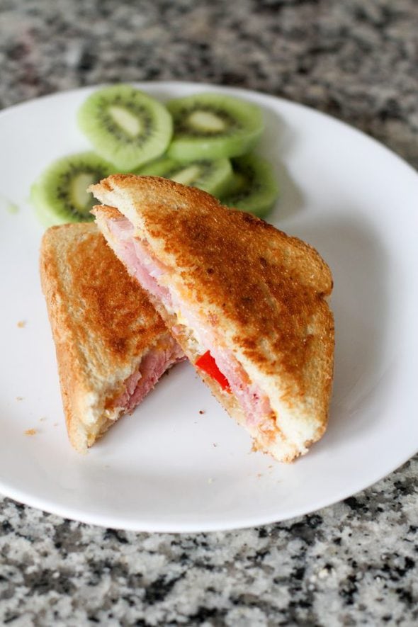 hot ham sandwich