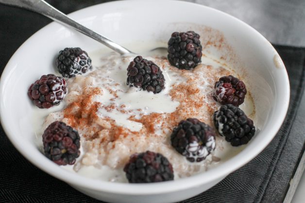 rice with berries