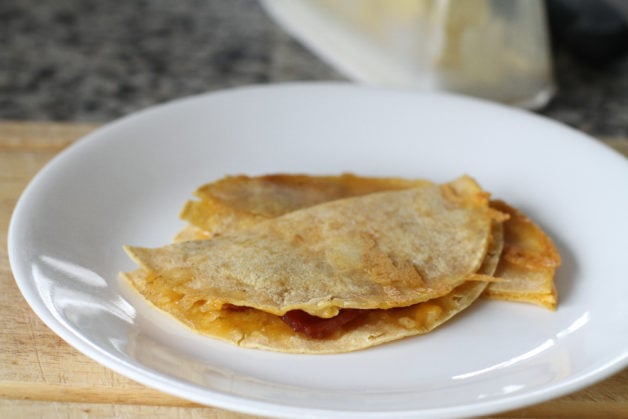 cheese quesadilla.