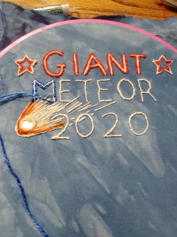 embroidery about 2020.