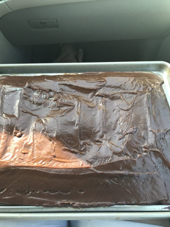 A Texas sheet cake.