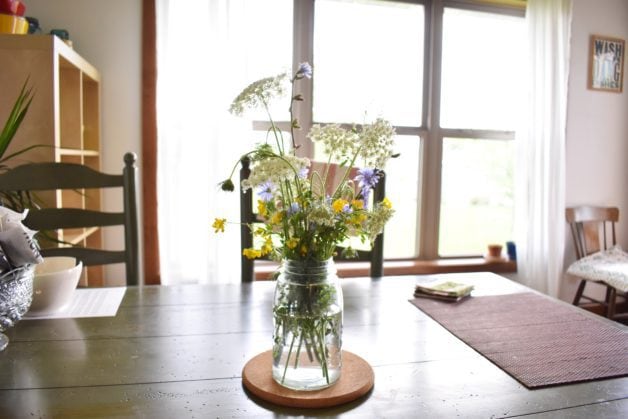 A wildflower bouquet.