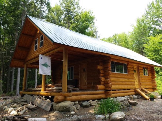 log cabin.