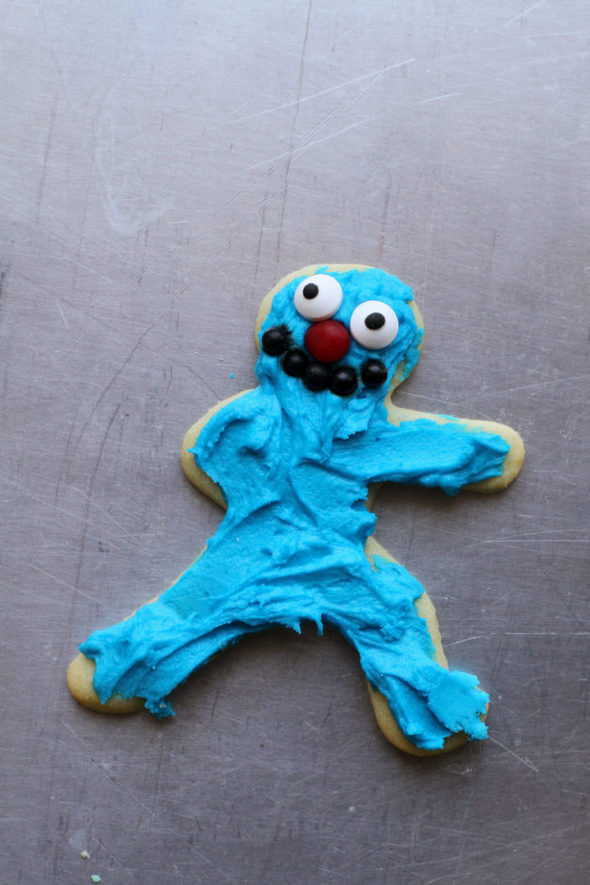 frosted Grover cookie