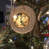 Lenox skater ornament.