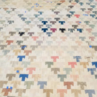 An antique quilt topper.