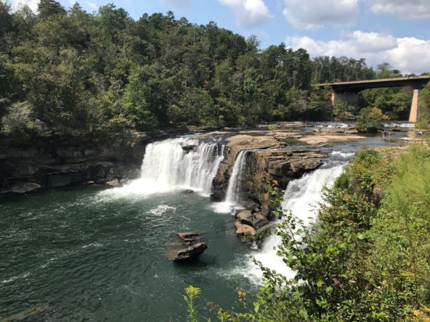 waterfalls.