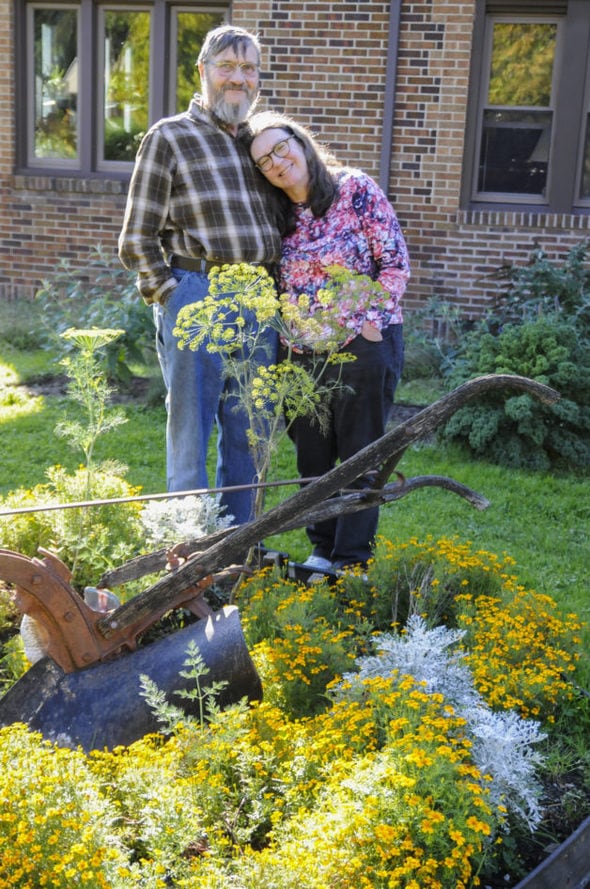 A. Marie and her husband.