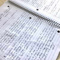 A blood-tracing worksheet.