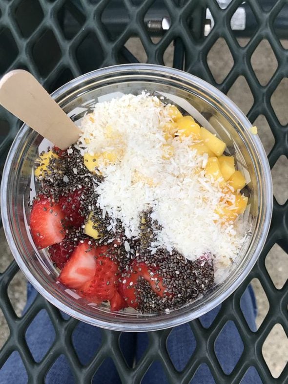 acai bowl.