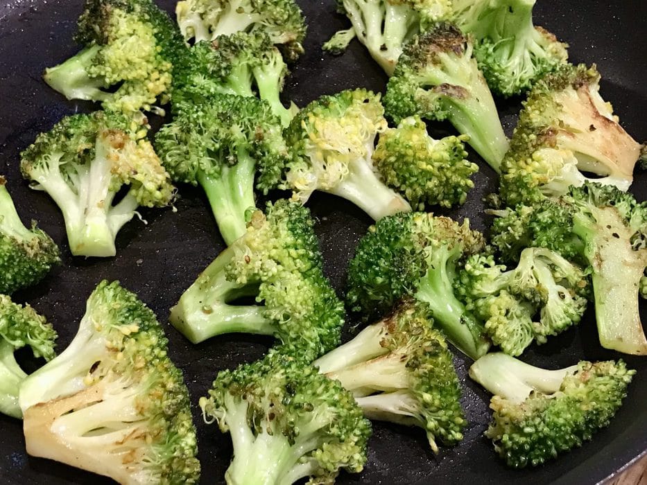 sautéed broccoli.