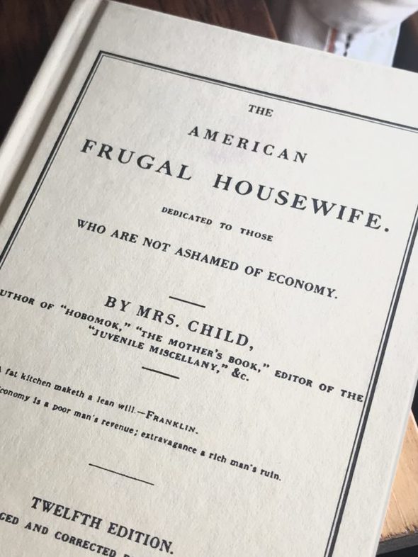 Cover of the American Frugal Housewife.