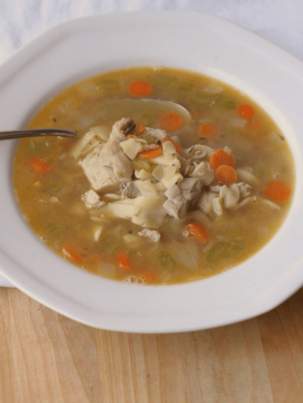 How to turn your chicken broth into chicken noodle soup Cover Image