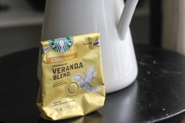 bag of veranda coffee.