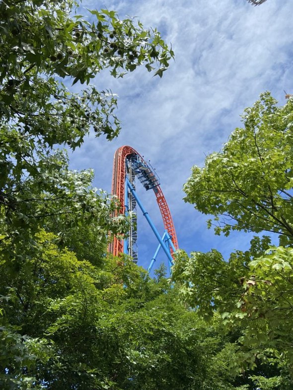 Hershey park roller coaster.