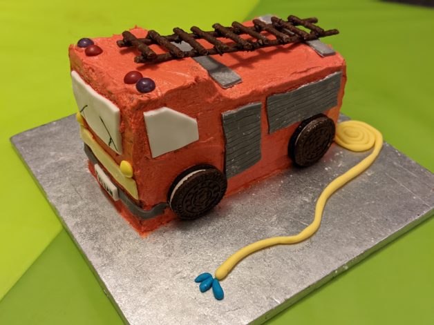 fire engine cake.