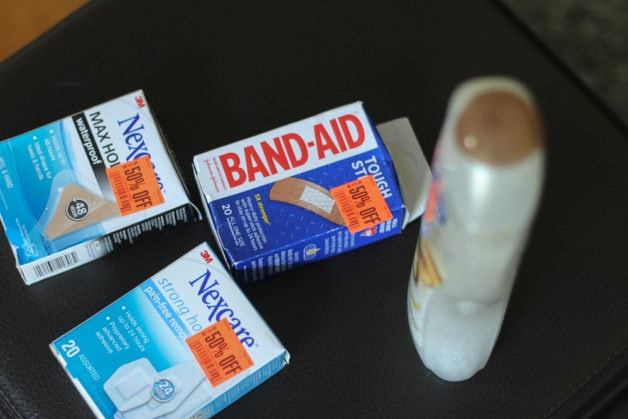 3 boxes of marked-down band-aids