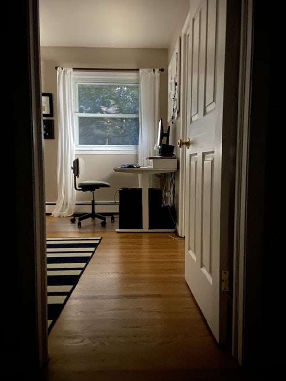 Kristen's home office.