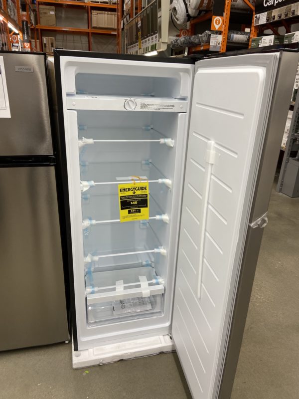 upright freezer.