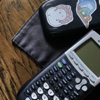 TI 84 calculator.