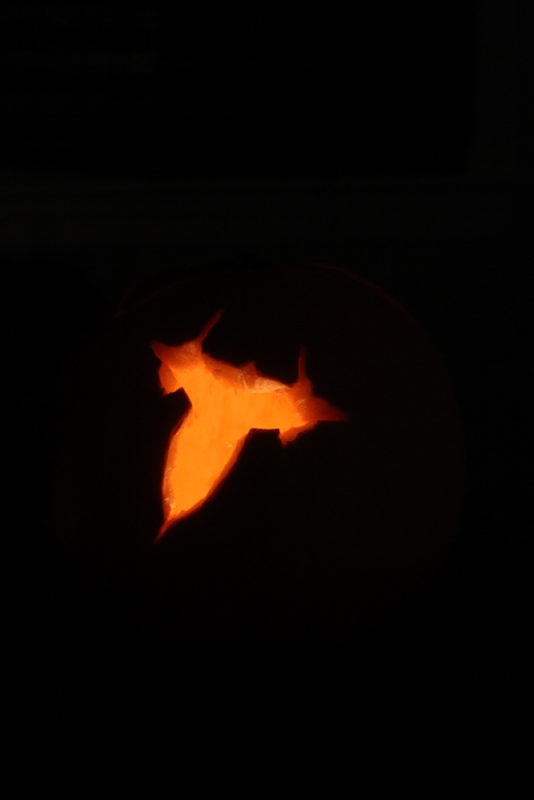 airplane pumpkin.