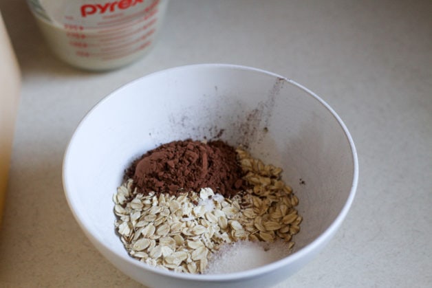oatmeal dry ingredients.