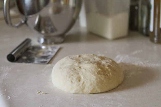 kneaded bread dough.