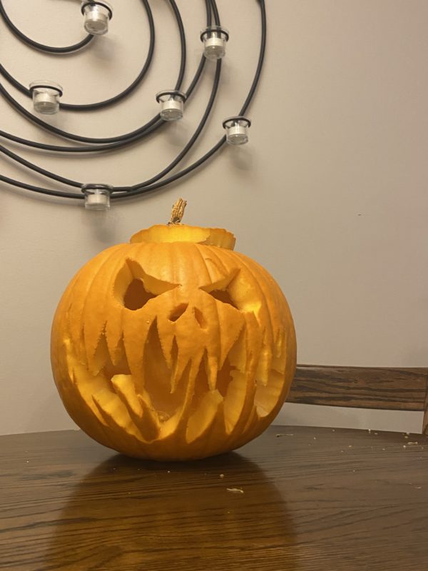 scary pumpkin.