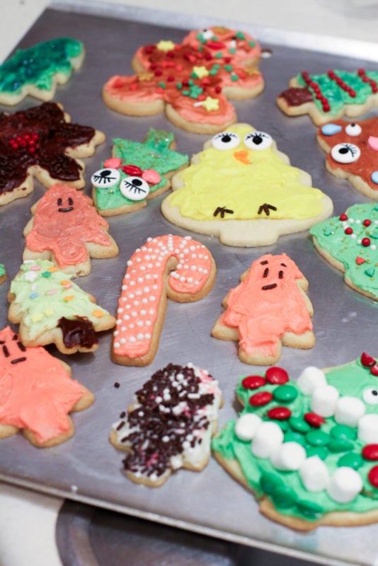 Christmas cookies.