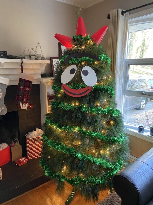 Yo Gabba Gabba Brobee Christmas tree.