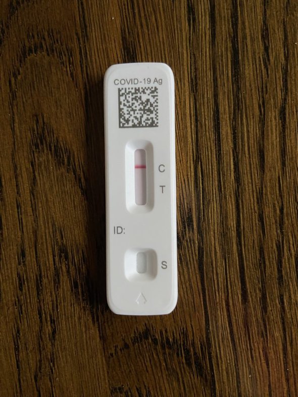 negative covid test.