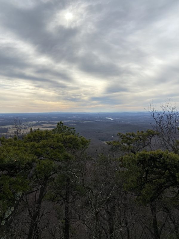 view from mountaintop.