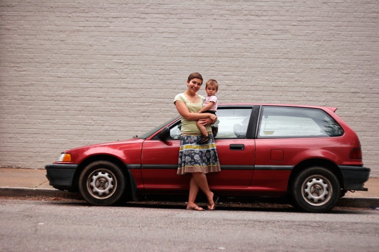 Amanda nad her civic