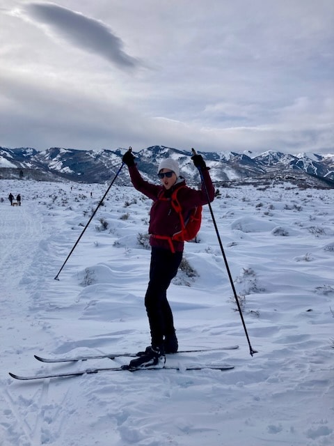 cross-country skier.