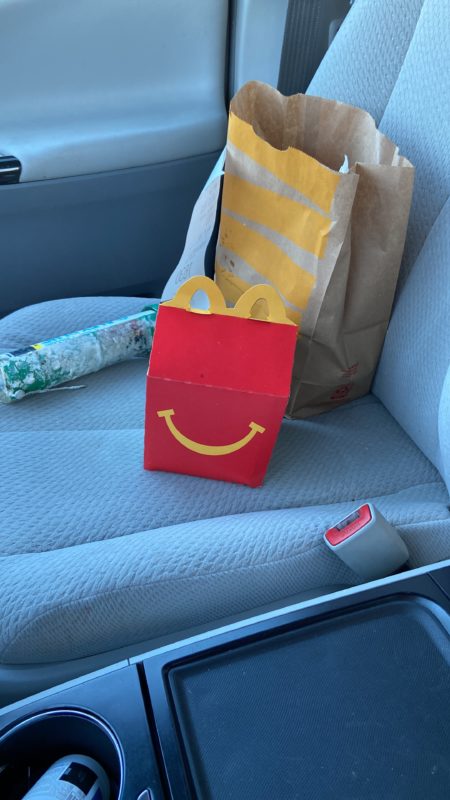 Mcdonalds bags.