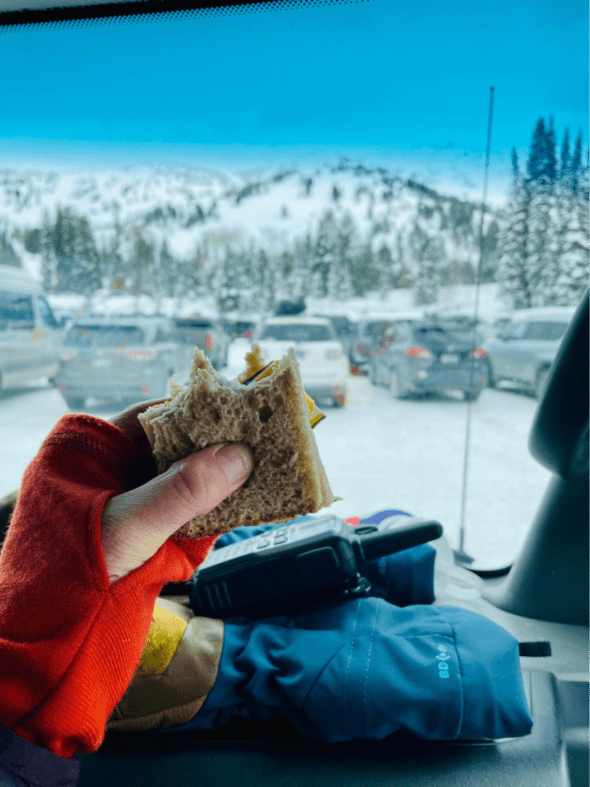 sandwiches in the winter.