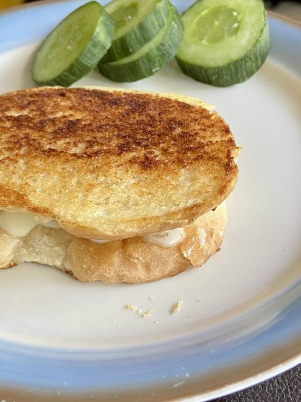 grilled cheese sandwich.