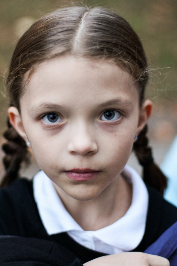 Zoe as Wednesday Addams